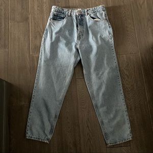 Zara high waisted mom jeans